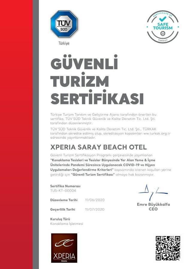 Xperia Saray Beach Hotel Аланя Екстериор снимка